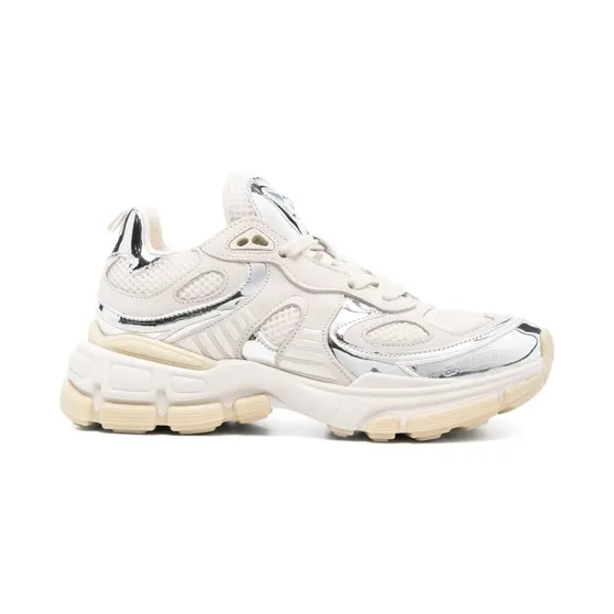 Axel Arigato Leren sneakers met metallic vlak – Beige (F3202005)