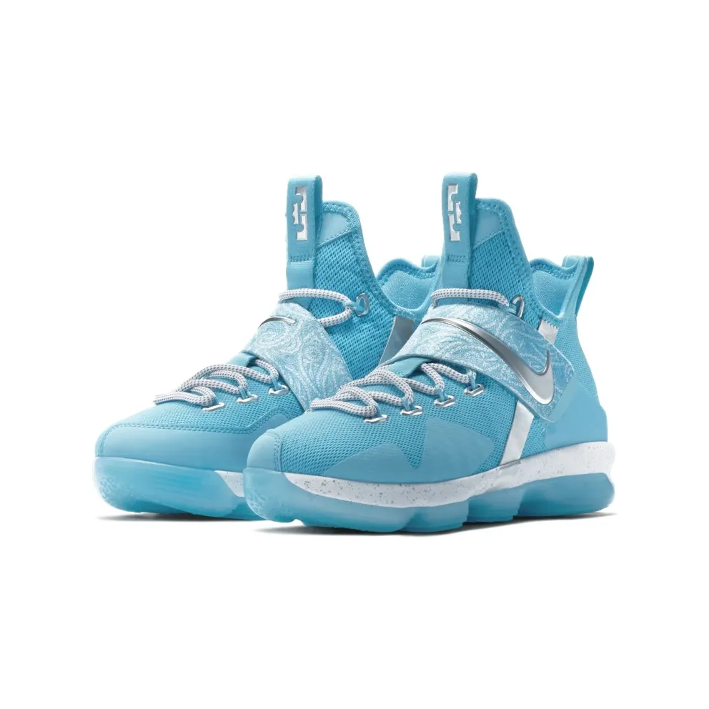 Nike LeBron 14 Ric Flair (GS) Blue Fury/Metallic Silver-Equator Blue (AA3258-404)