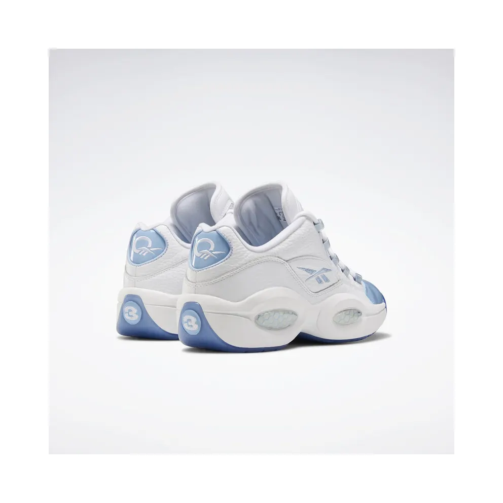 Reebok Question Low Patent Toe Carolina Blue White/Fluid Blue-Reebok Ice (Other Brands Other)