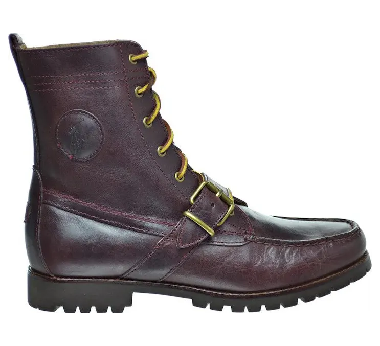 Polo Ralph Lauren Ranger Smooth Oil Leather Boot Oxblood (812615506-004)