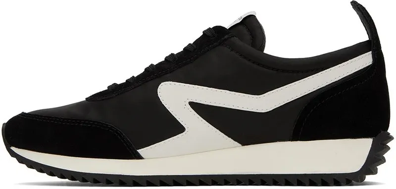 rag & bone Black & White Retro Runner BLK (MGF22FF005NU5)