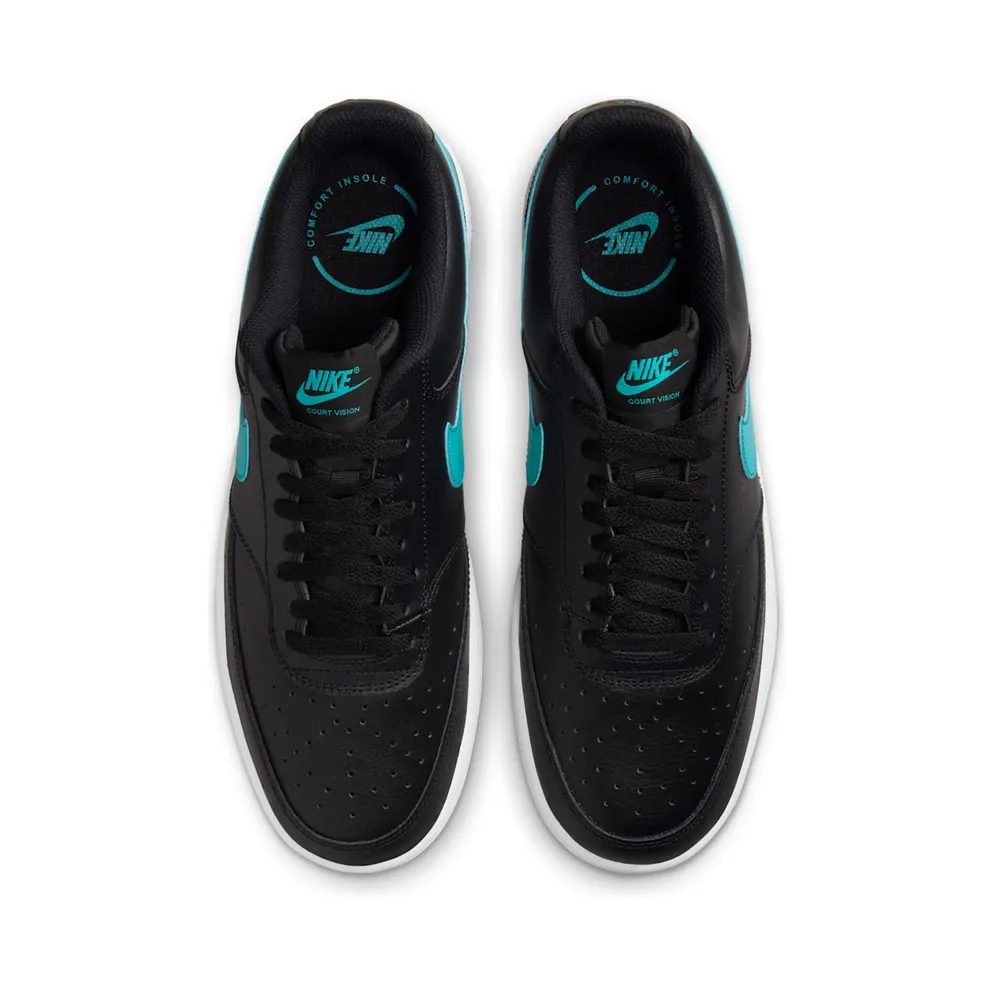 Nike Court Vision Low “Black / White / Dusty Cactus” (HF0103-001)