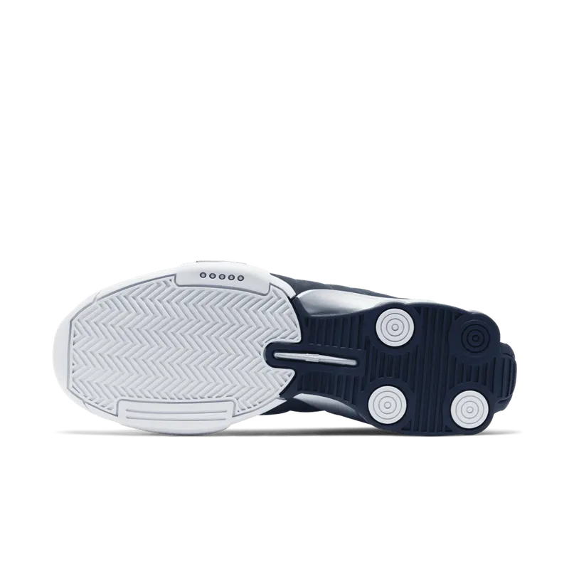 Nike Shox BB4 White Silver Navy White/Metallic Silver-Midnight Navy (AT7843-100)