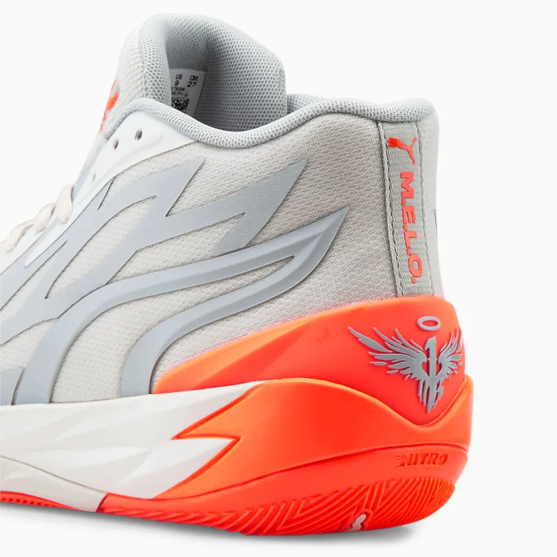 Puma MB.02 Basketball Shoes Grey/Orange (378288-02)