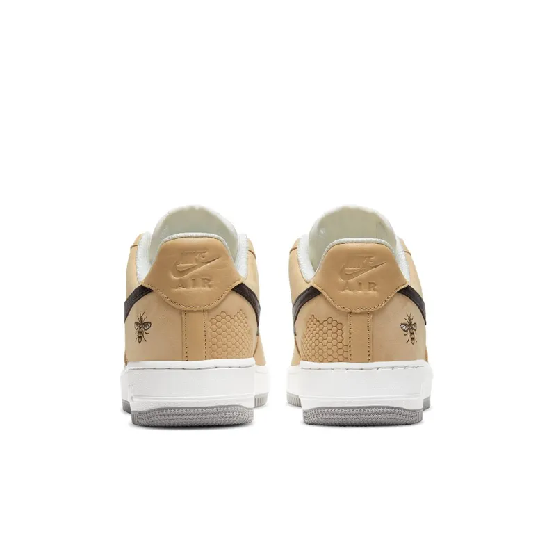 Nike Air Force 1 Low Manchester Bee Light British Tan/Brown-White-Grey (DC1939-200)