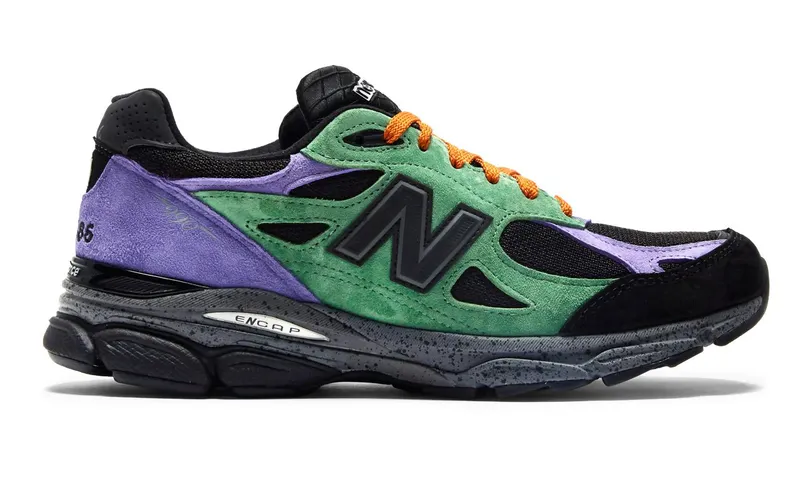 New Balance 990v3 Stray Rats Reprise Finale The Joker (2019) Green/Purple-Black (M990SK3)