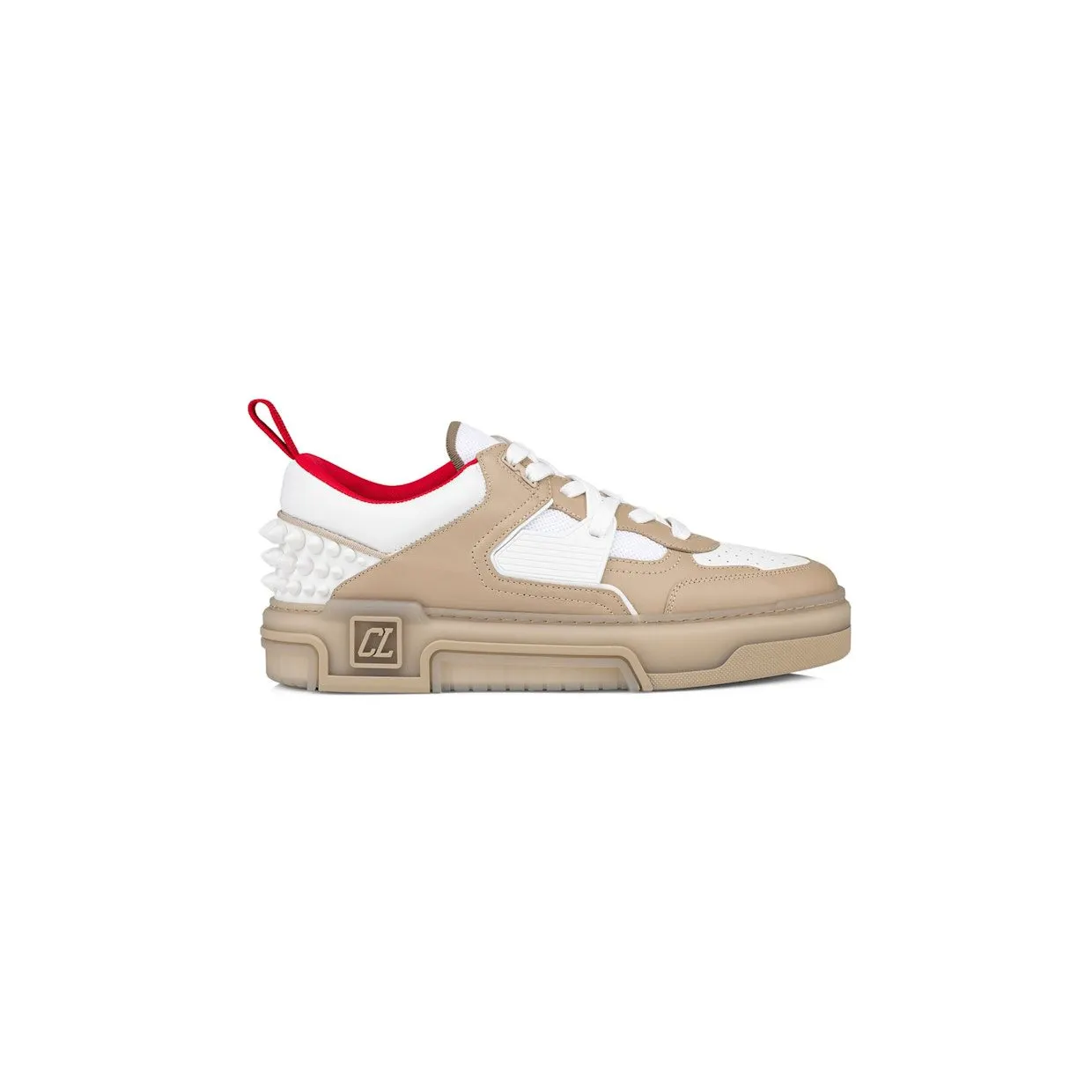 Christian Louboutin Astroloubi Flat Saharienne White (1240001 F688)