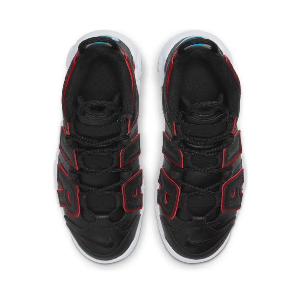 Nike Air More Uptempo Black Fusion Red (GS) (DJ4610-001)
