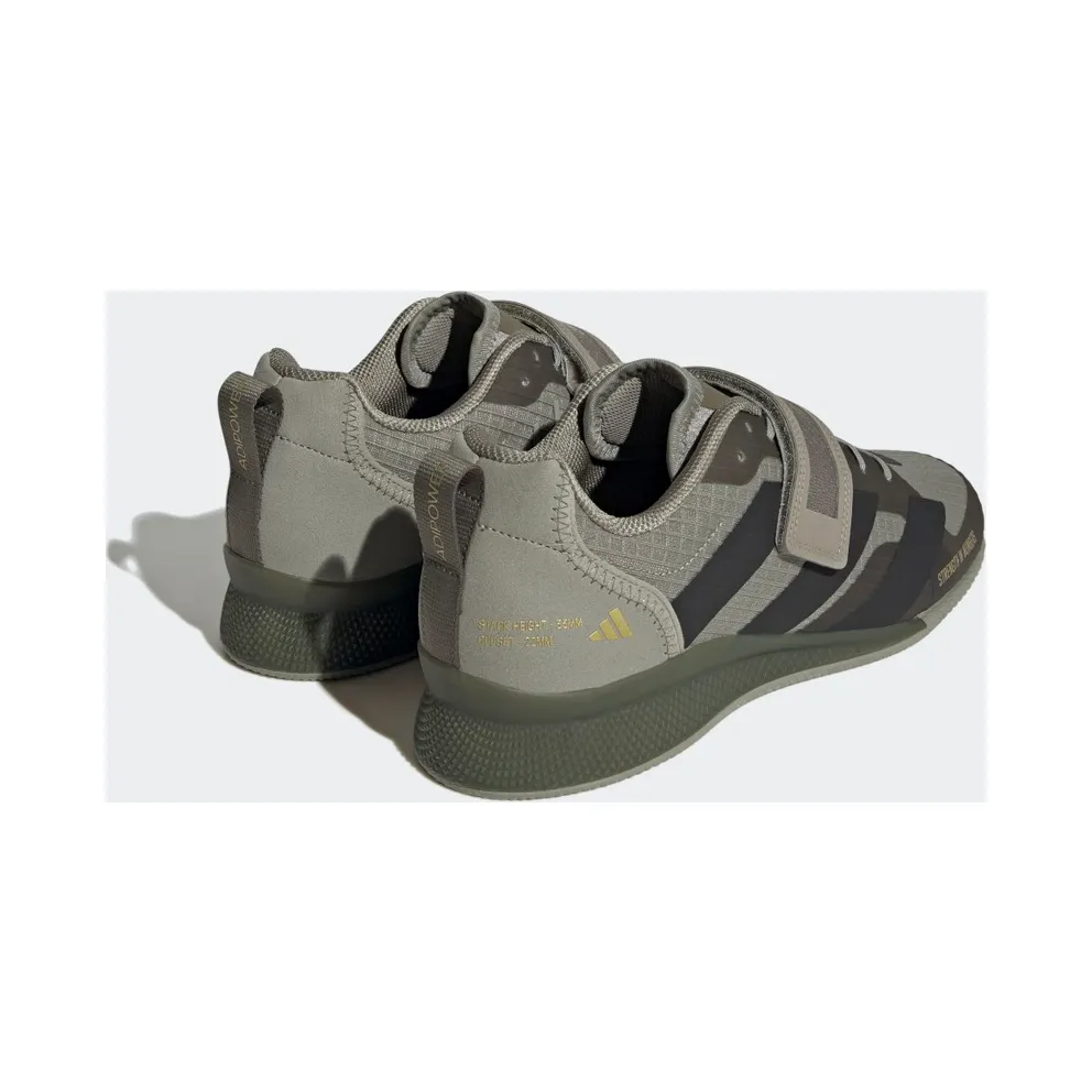 adidas Adipower Weightlifting 3 Silver Pebble / Core Black / Olive Strata (HQ1922)