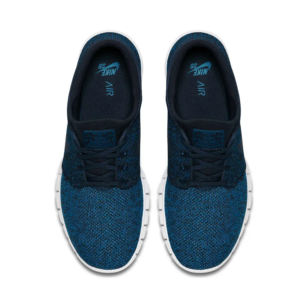 Nike Stefan Janoski Max “Industrial Blue / Photo Blue / Light Armoury Blue / Obsidian” (631303-444)