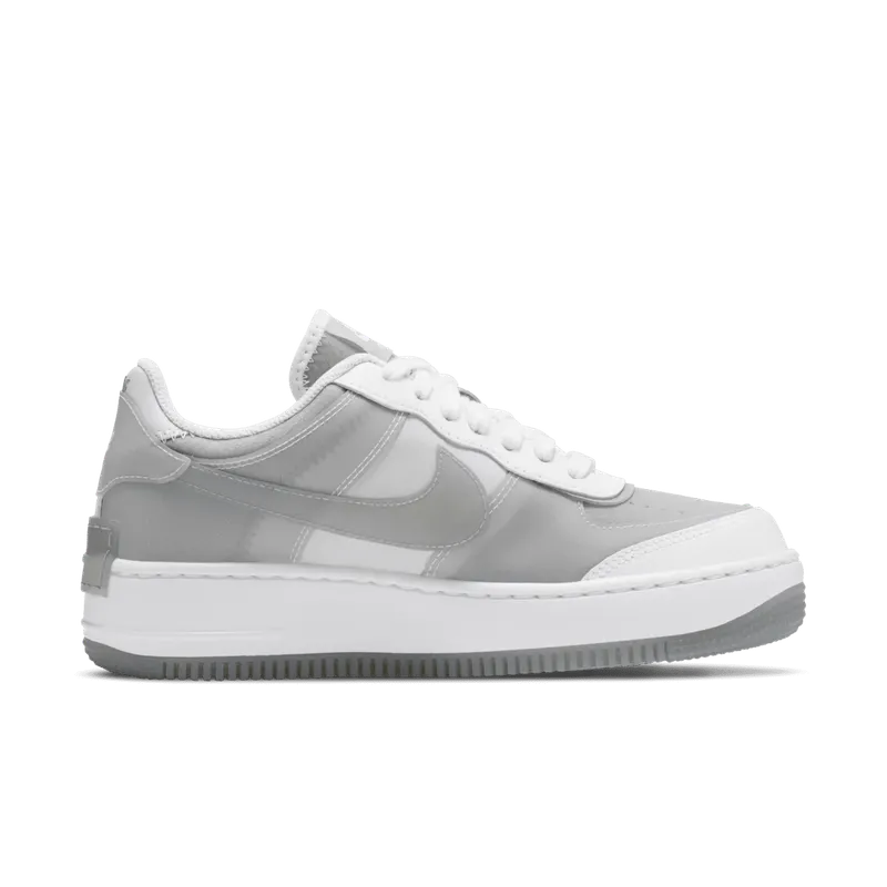 Nike Air Force 1 Shadow White Grey (W) White/Grey Fog-Photon Dust-Particle Grey (CK6561-100)