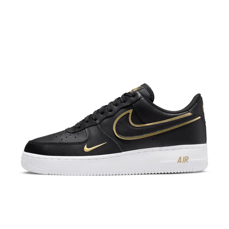 Nike Air Force 1 07 Black Metalic Gold (DA8481-001)