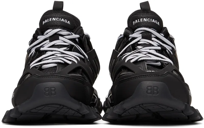 Balenciaga Black Track Mules (653814-W3DA3-1000)