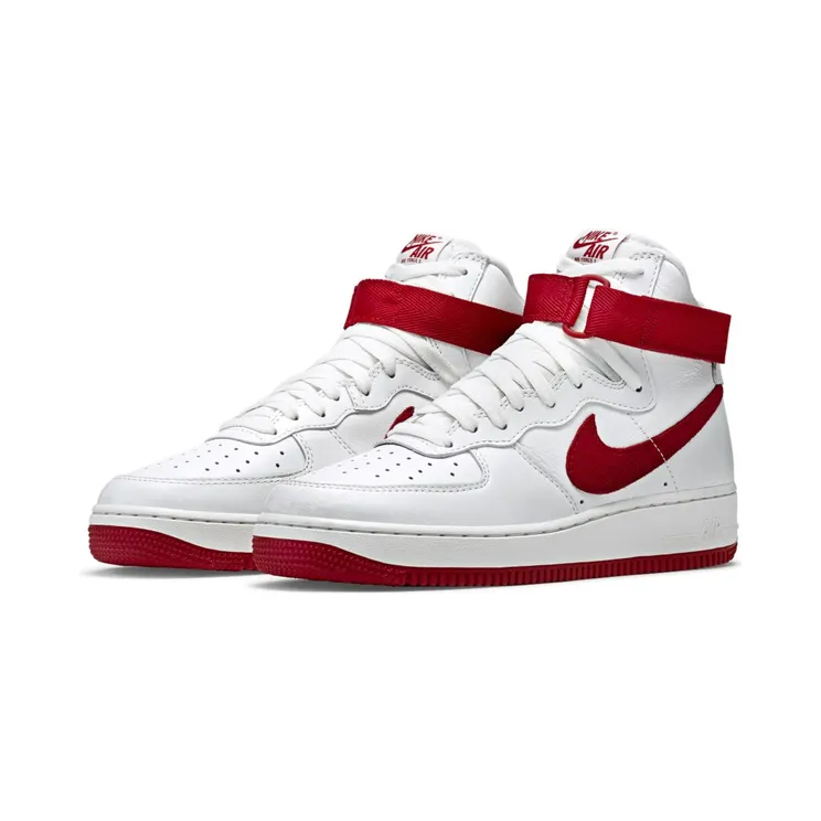 Nike Air Force 1 High ‘Nai Ke’ Summit White/University Red (743546-100)