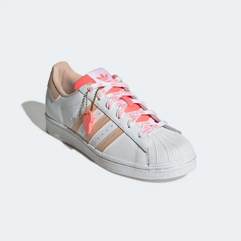 Adidas Superstar Cloud White / Halo Blush / Acid Red (GW0570)