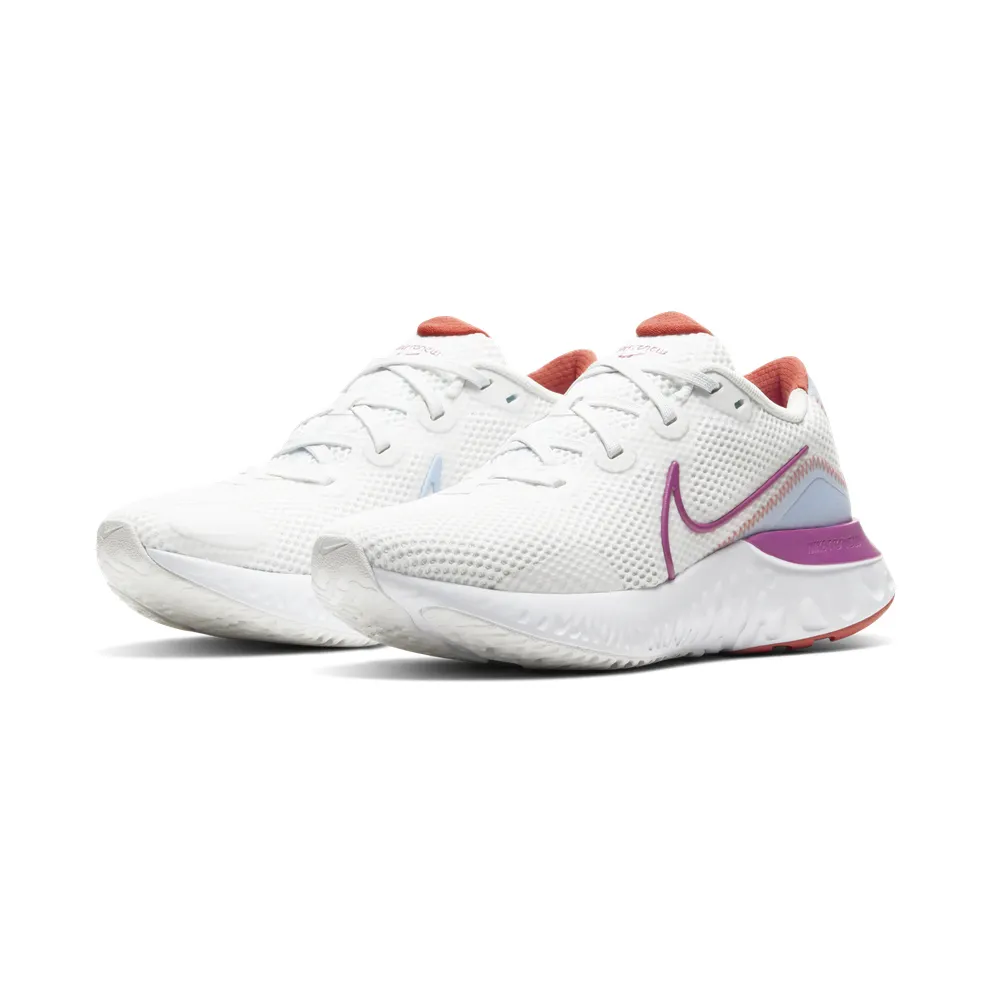 Nike Renew Run “Summit White / Hydrogen Blue / Fire Pink / Ember Glow” (CK6360-100)