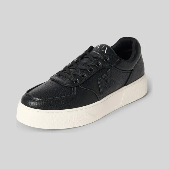 Armani Exchange logo-patch pebbled “Black” (XM003614AF29103)