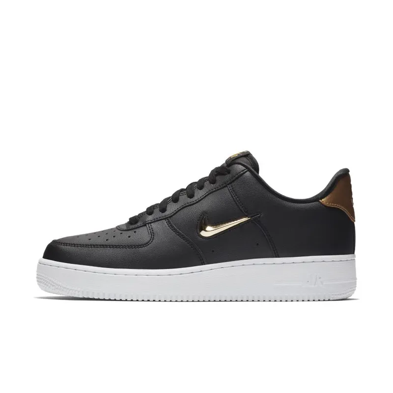 Nike Air Force 1 Low Jewel Black Metallic Gold Black/Metallic Gold-White (AJ9507-003)