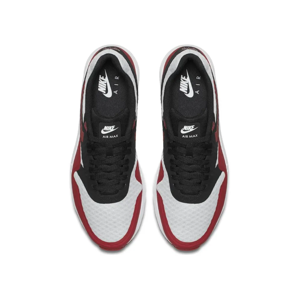 Nike Air Max 1 Ultra Pure Platinum Black Gym Red Pure Platinum/Black-White-Gym Red (819476-005)