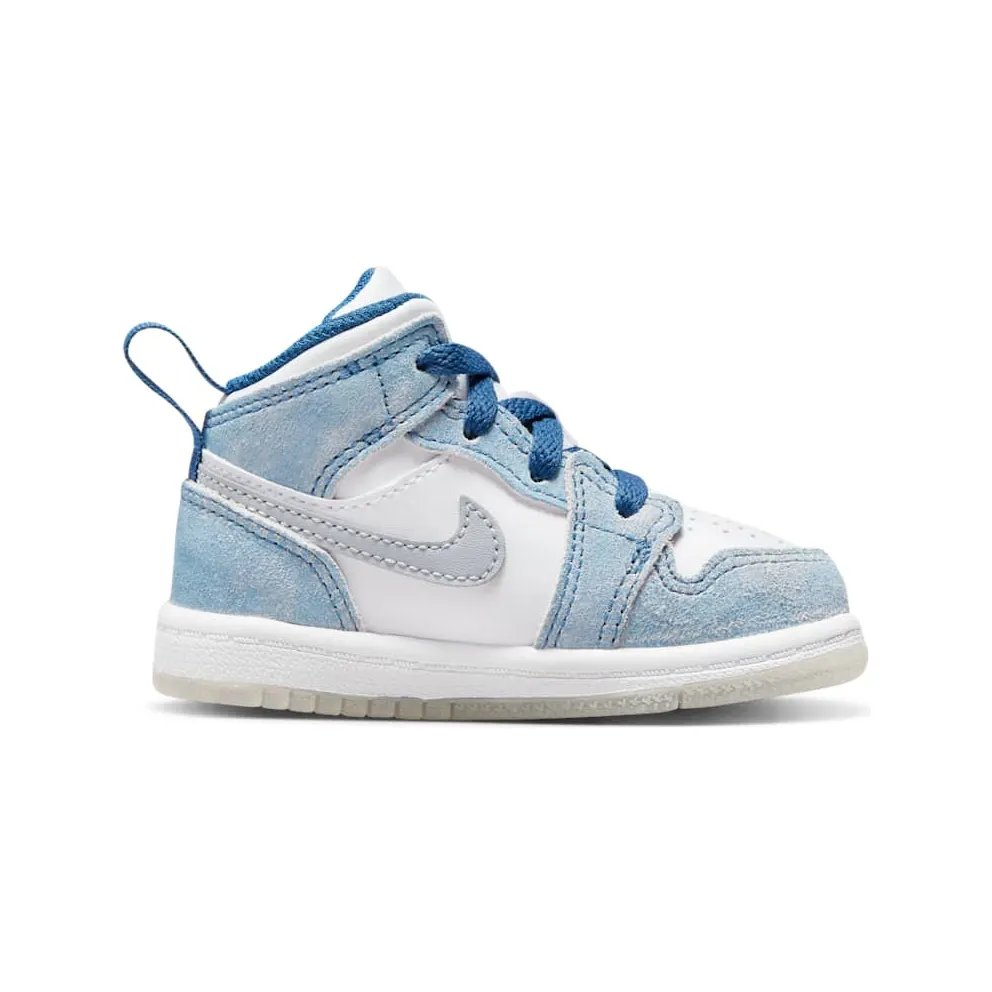 Jordan 1 Mid SE Baby/Toddler Blue (DR6236-401)