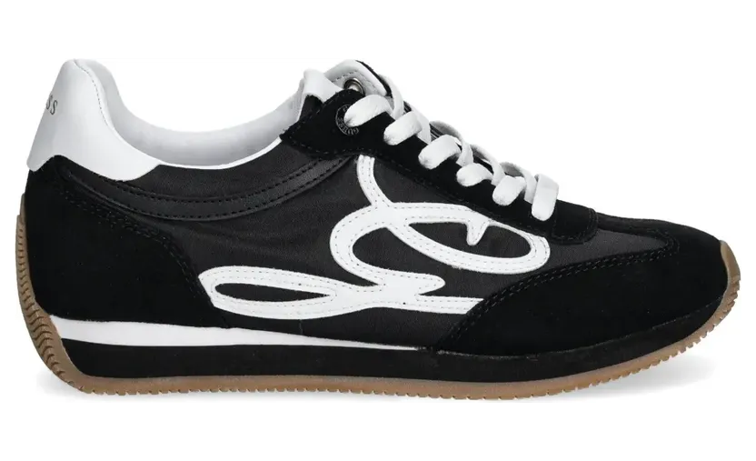 GUESS USA Sneakers mit Wildledereinsätzen – Weiß (FLPSKRSUE12)