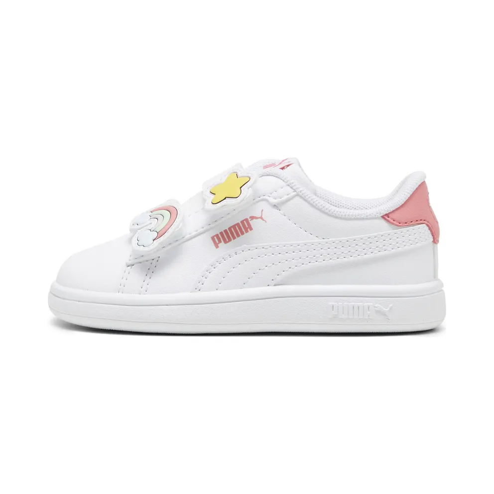 Puma Smash 3.0 Badges “Puma White / Passionfruit” (397287_01)