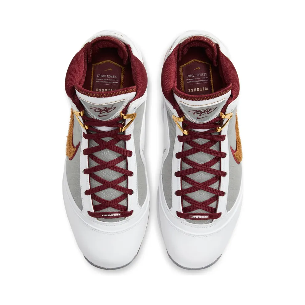 Nike LeBron 7 MVP (2020) White/Bronze-Team Red-Wolf Grey (CZ8915-100)
