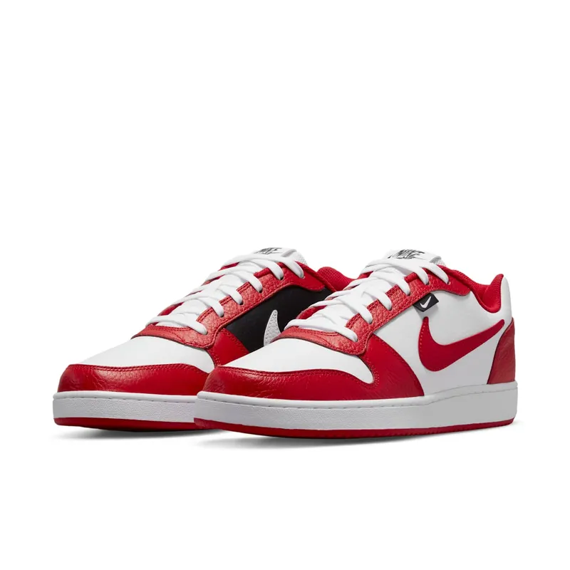 Nike Ebernon Low PRM White University Red Black (AQ1774-101)