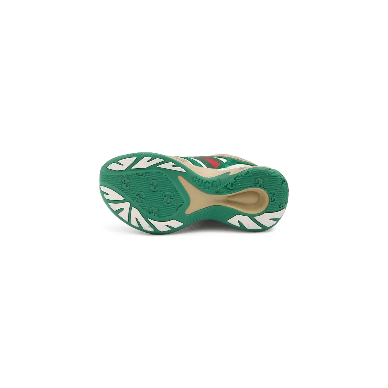 Gucci Drawstring Stripe Leather “Neutrals/Green” (853709 AAGGM 9251) (4)