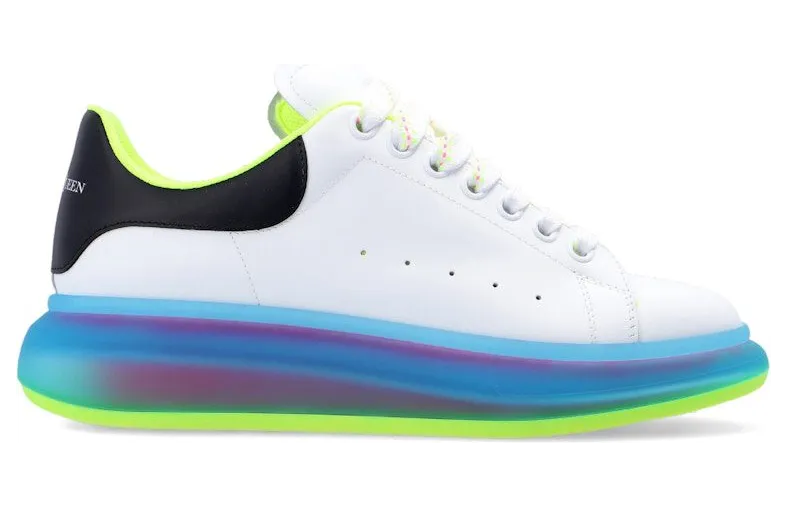 Alexander McQueen Oversized Transparent Sole White Iridescent (662657 WIBN3 9769)