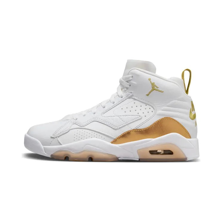 Jordan MVP “White / Gum Light Brown / Metallic Gold” (FZ3985-100)
