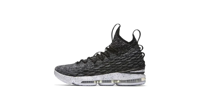 Nike LeBron 15 Ashes Black/White-White (897648-002)