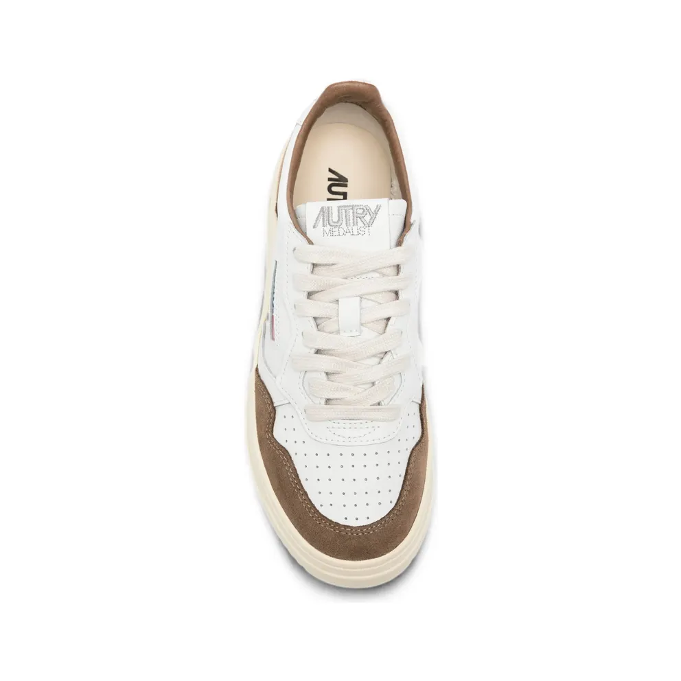 Autry Medalist “White/Brown” (AULW FT17)