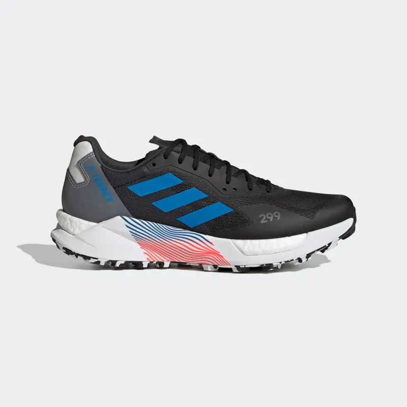 Adidas Terrex Agravic Ultra Trail Running Core Black / Blue Rush / Crystal White (H03179)