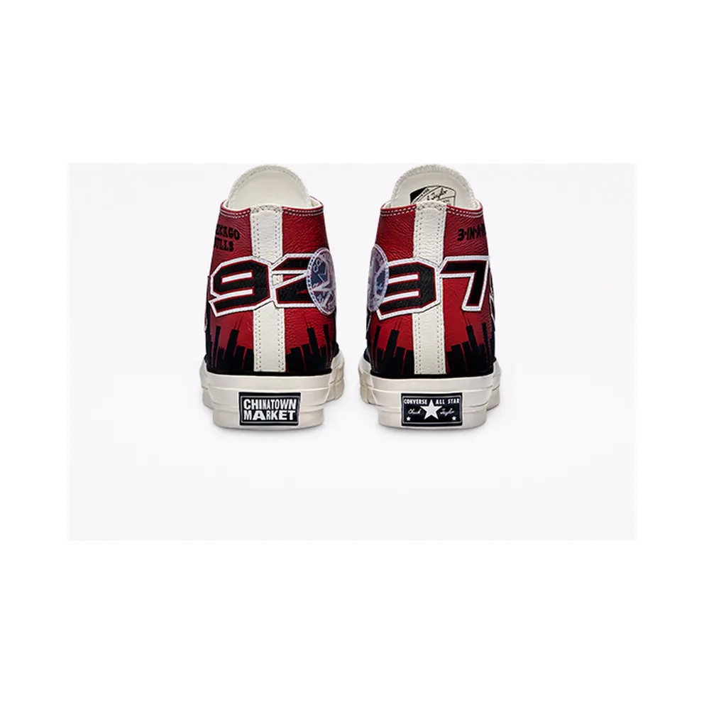 Converse x Chinatown Market Chuck Taylor 1970s Hi Bulls – “Gamet / Black / Egret” (171243C)