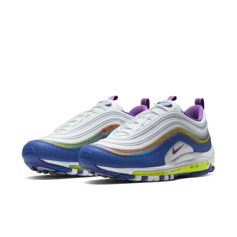 Nike Air Max 97 Easter (2020) White/Multi-Color-Game Royal (CJ0591-100)
