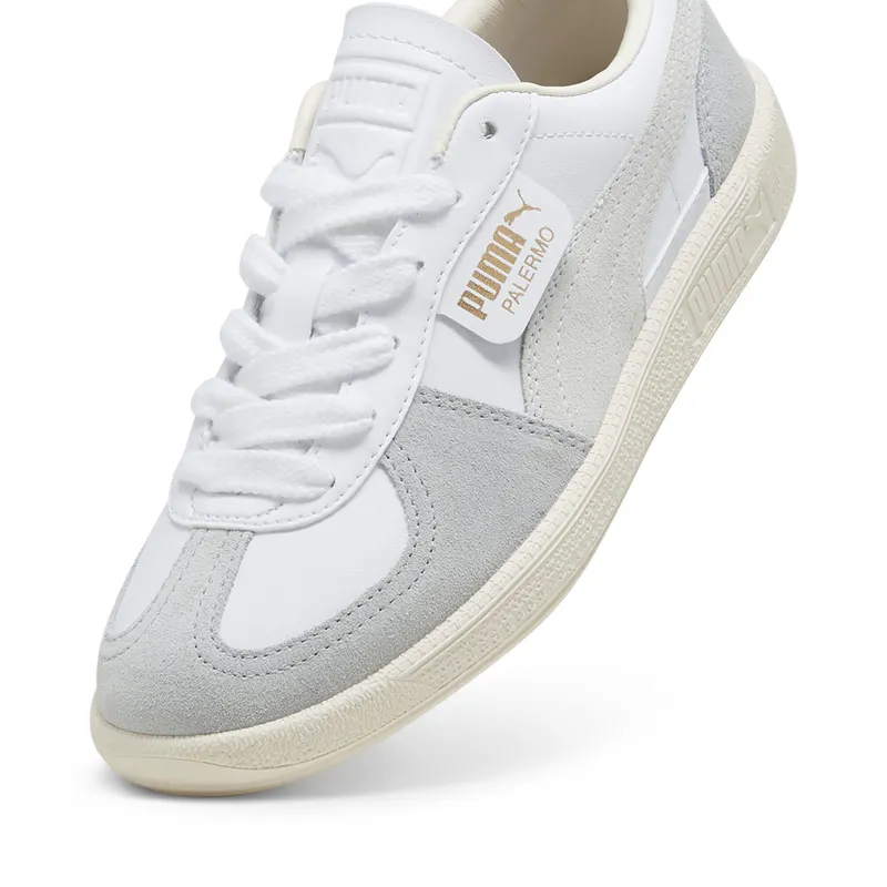 Puma Palermo “Puma White / Cool Light Gray / Sugared Almond” (397275_02)