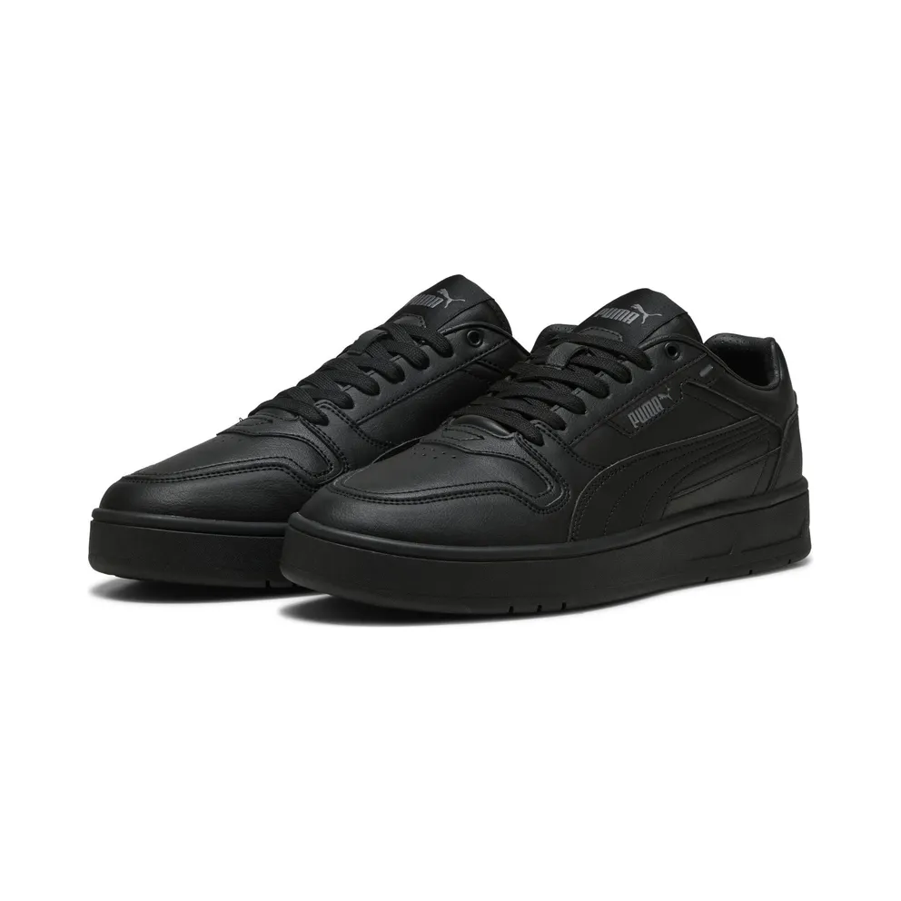 Puma Court Classic Street “Puma Black / Puma Black / Cool Dark Gray” (400196_02)
