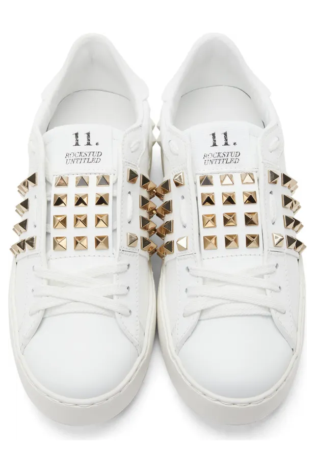 Valentino Garavani White Untitled Open Sneakers (WW0S0DI5BHS) (5)
