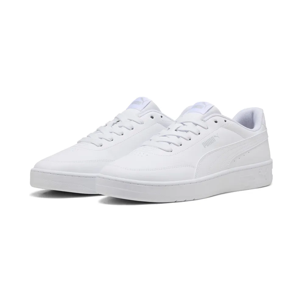 Puma Court Classic Clean “Puma White / Cool Light Gray” (402223_02)
