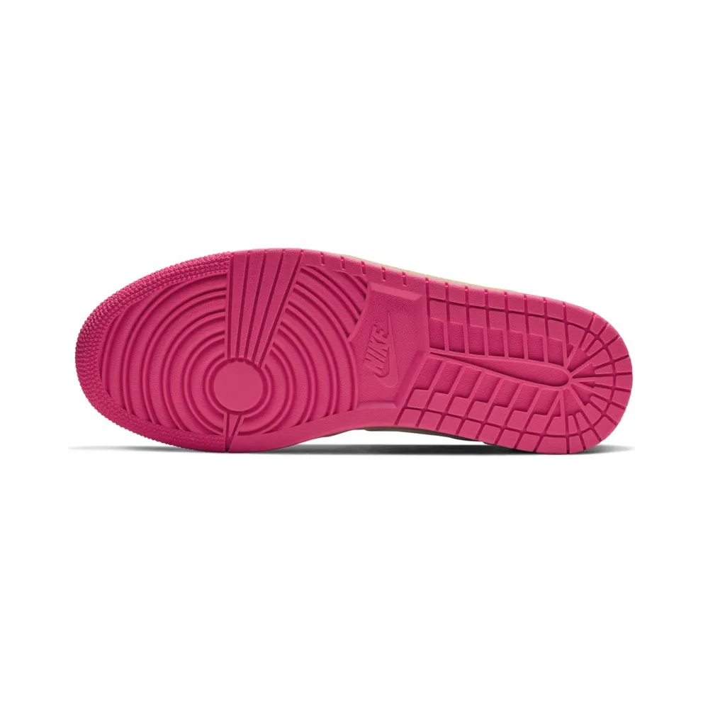 Jordan 1 Low White Gum Hyper Pink White/White-Gum Yellow-Hyper Pink (553558-119)