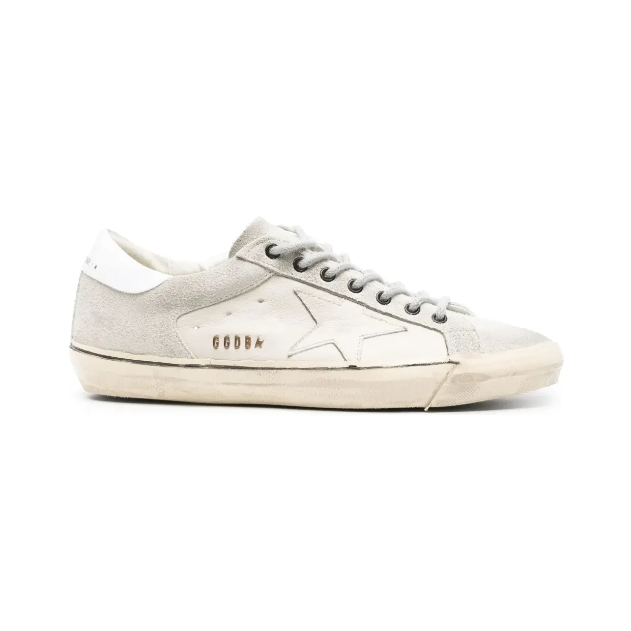 Golden Goose Super-Star im Used-Look “Grey” (GMF00103F005175)