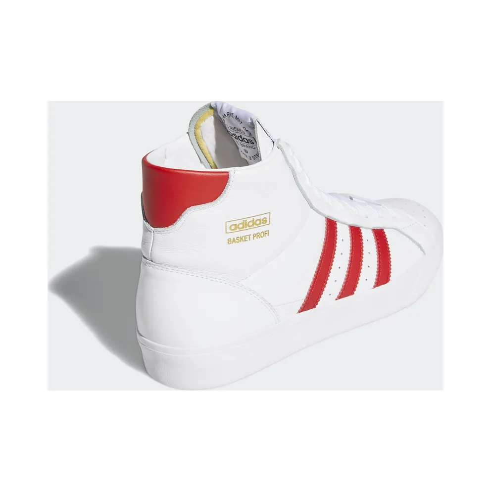 adidas Basket Profi Cloud White Scarlet Cloud White/Scarlet/Gold Metallic (FW3107)