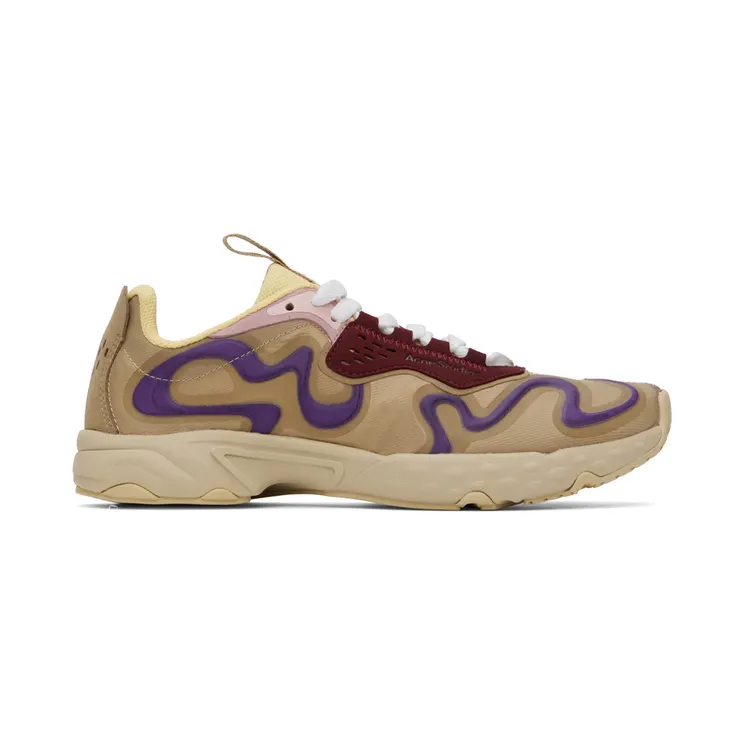 Acne Studios Multicolour Ribbon Low-Top Sneakers (BD0228-)