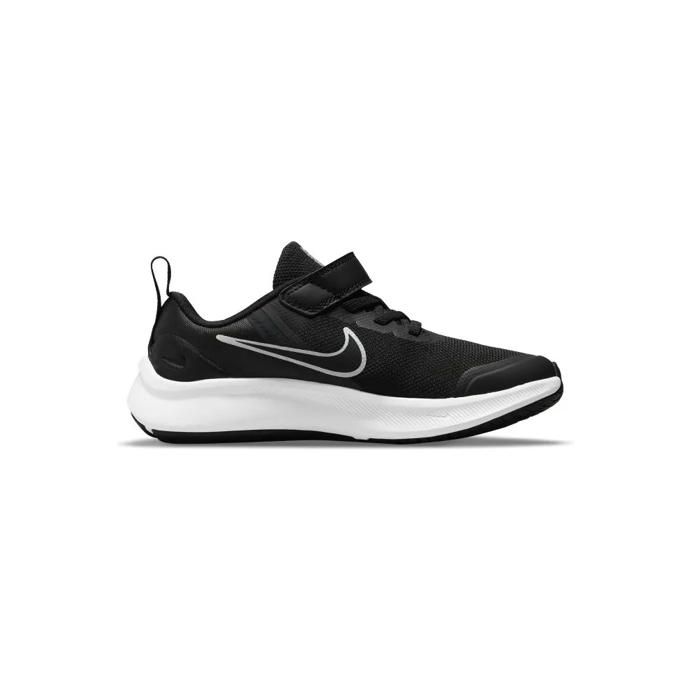 Nike Star Runner 3 Younger Kids’ Black 50% Sustainable Materials (DA2777-003)