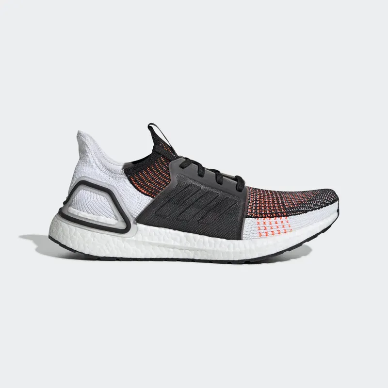 adidas Ultra Boost 2019 Black White Solar Orange Core Black/Cloud White/Solar Orange (G27519)