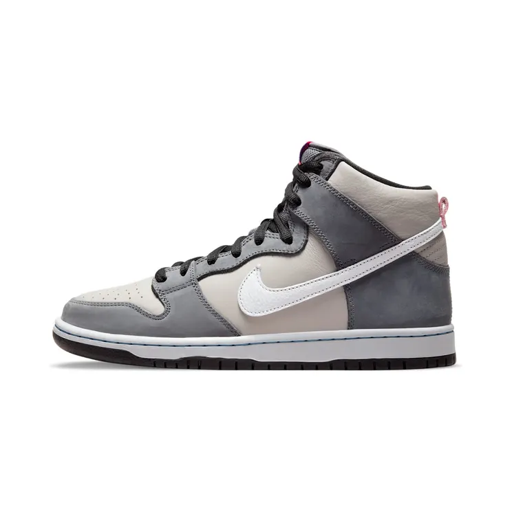 Nike SB Dunk High Medium Grey Pink (DJ9800-001)