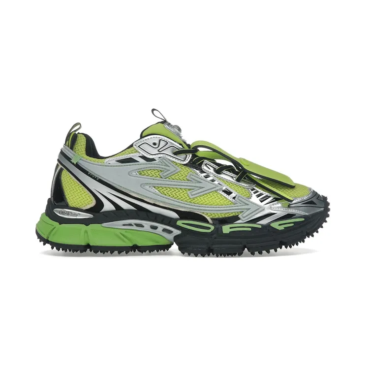 OFF-WHITE Be Right Back Silver Green Fluo (OMIA295S25FAB0017270)