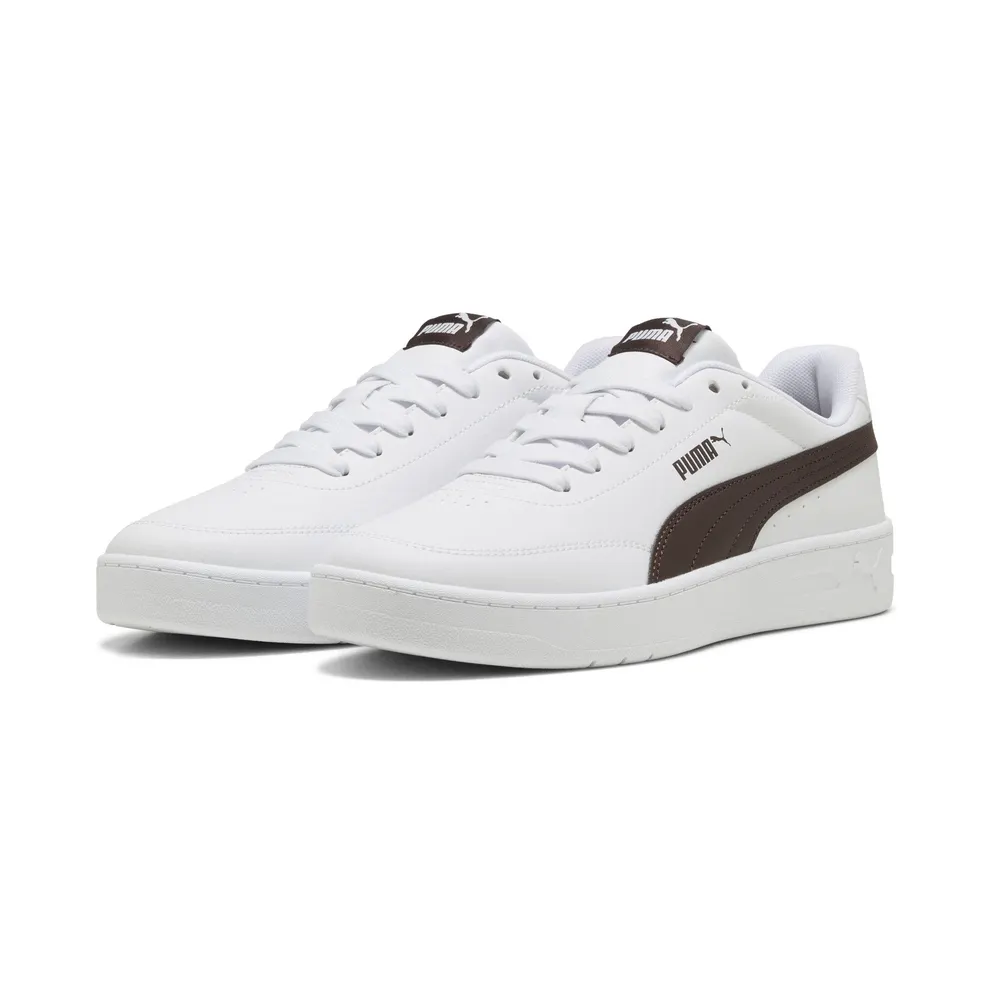 Puma Court Classic Clean “Puma White / Chocolate Fondue” (402223_21)