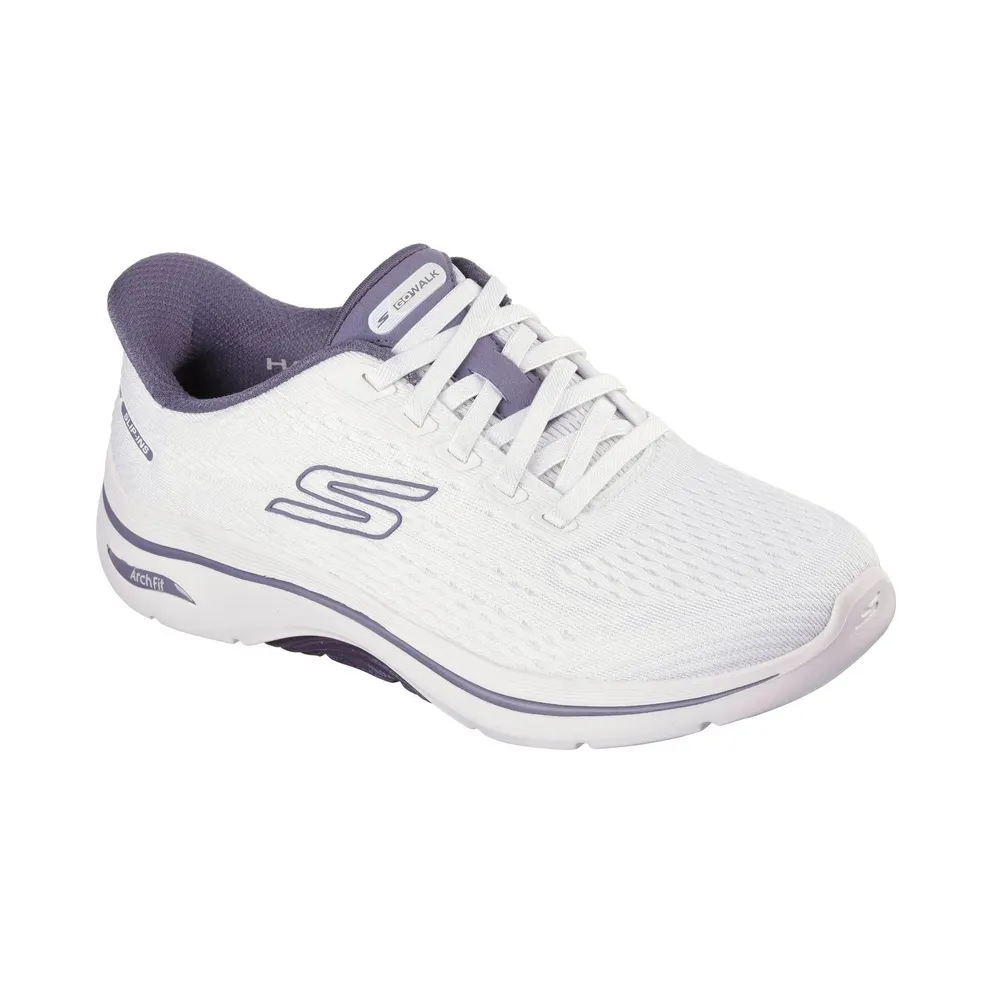 Skechers Slip-ins: GO WALK Arch Fit 2.0 – Kathy Sneaker White/Purper
